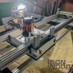 Pont roulant du router SLED/CNC